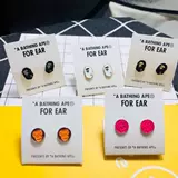 Tide Milo Ape Серьги головы великая обезьяна для отдыха человеческие серьги серебряный серебряный ухо