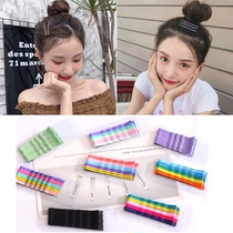 Korea ins color hairpin adult cute word clip bangs hair hair headdress Candy color net red edge clip clip