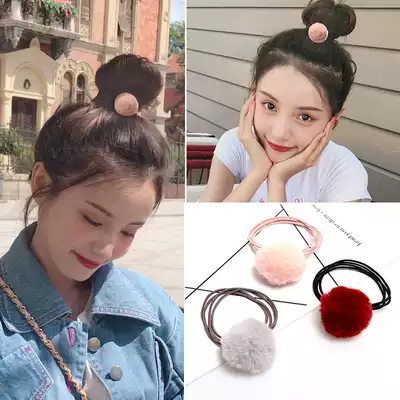 Korean children adult hair accessories plush Hairband Japanese and Korean version of cute hair ball hipster sweet Hairband Hairband girls