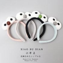 Wash hair hoop female Korean Net red sweet cute headband simple pressure hair cave rabbit ear cartoon hairband