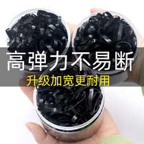 Childrens hair jewelry Disposable rubber band Girl baby tie hair black small hair circle does not hurt hair color head rope