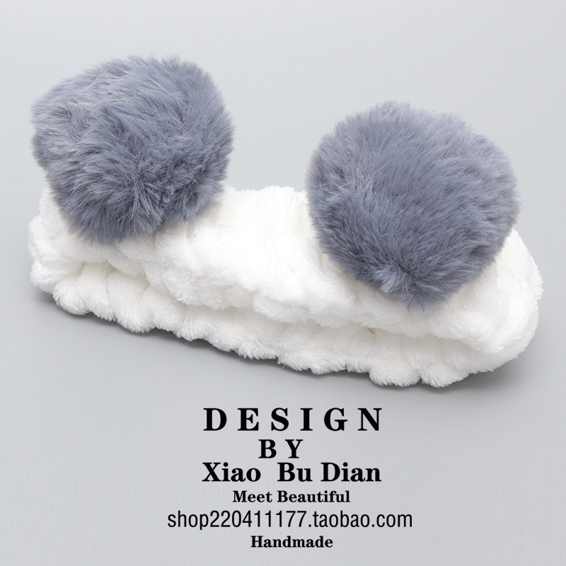 South Korean cute minimalist film bouquet with binding headgear washface hair stirrup netting red hair gripping head towels hair bale