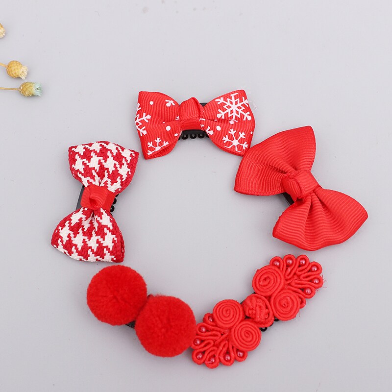 Children's butterfly knot hair accessories Baby Baby Head Decoration Hair Less Baby Mini Sweat Hair Clip Hair Accessories Bald Head Clip Suit