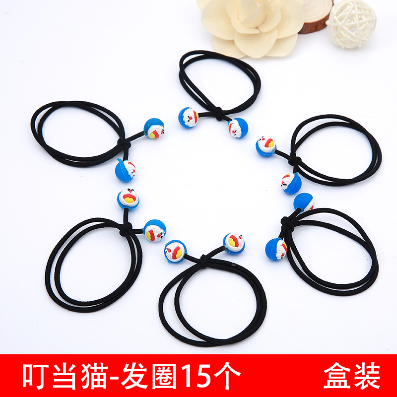 Đầu dây Hàn Quốc nhỏ tươi dễ thương phim hoạt hình tóc vòng mũ nón dễ thương Sen nữ đuôi ngựa buộc tóc cao su dây tóc cột tóc cho bé gái