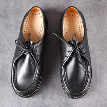 Goodyear handmade leather business casual leather shoes mens loafers michael kangaroo shoes soft cowhide Derby shoes