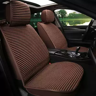 21 types of linen buckwheat shell leather fully surrounded by four seasons universal health car cushion five-seat new breathable seat cover