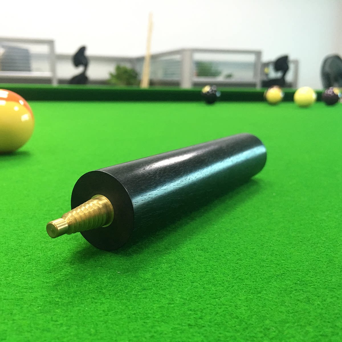 British Hunter HUNT snooker cue lengthened lengthened 6 inch ebony ebony small rear handle