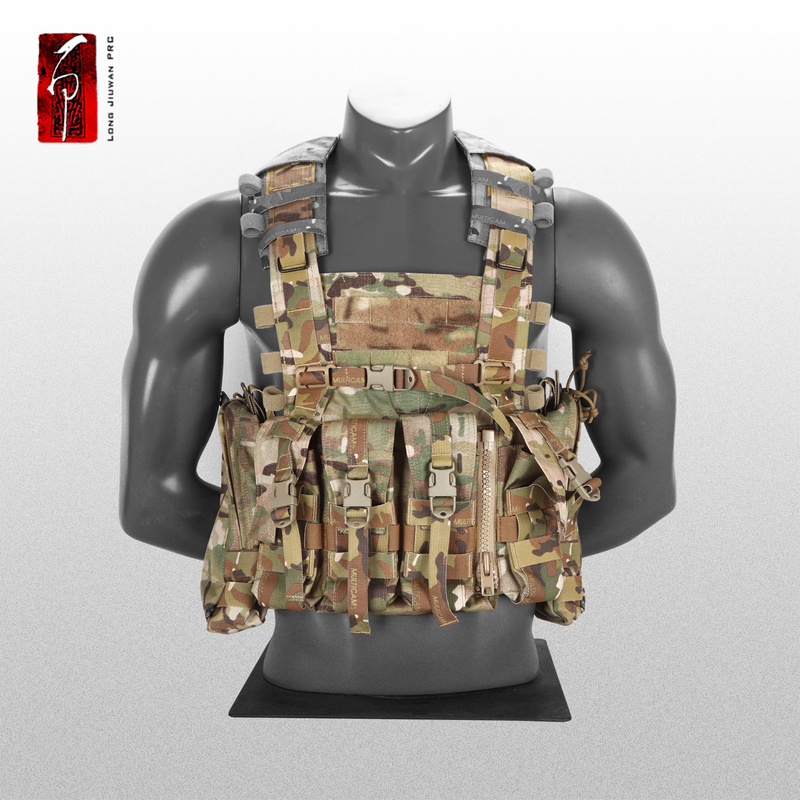 【Long Jiawan】Cp Avs Chest Rig Detachable Tactical Vest Quick Release Assault Vest Modular System