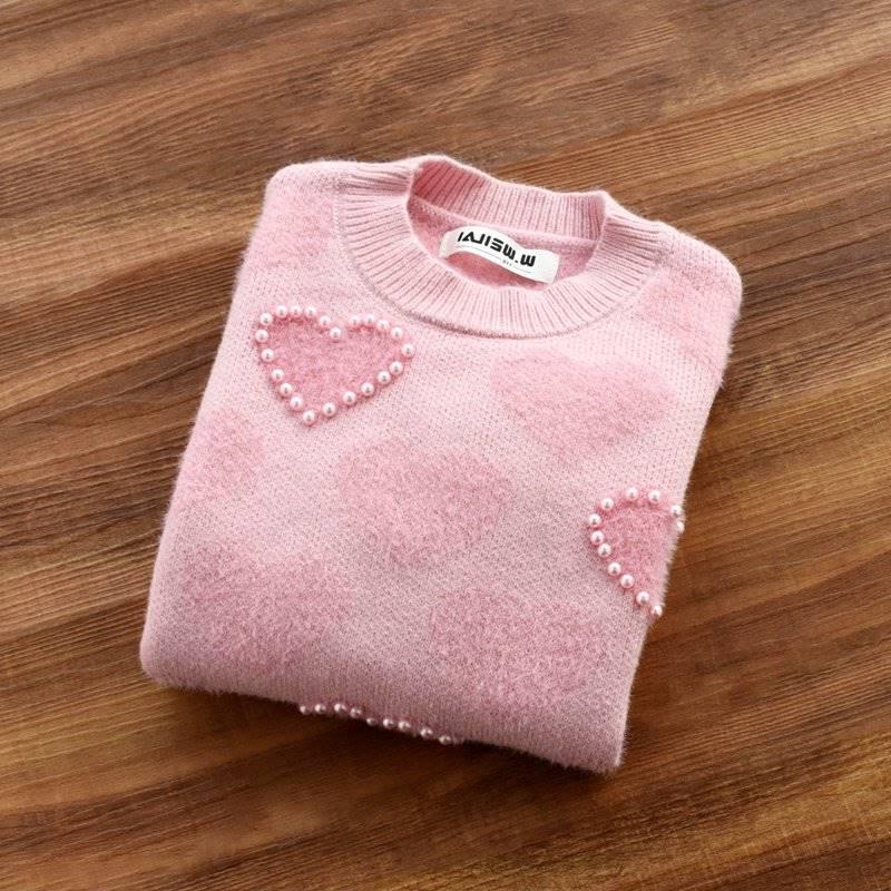  Girl Sweaters 2021 New Children Dress Children Foreign Pie Weaselwear Women's Great Boy Autumn Winter Baby Winter Clothing Blouse