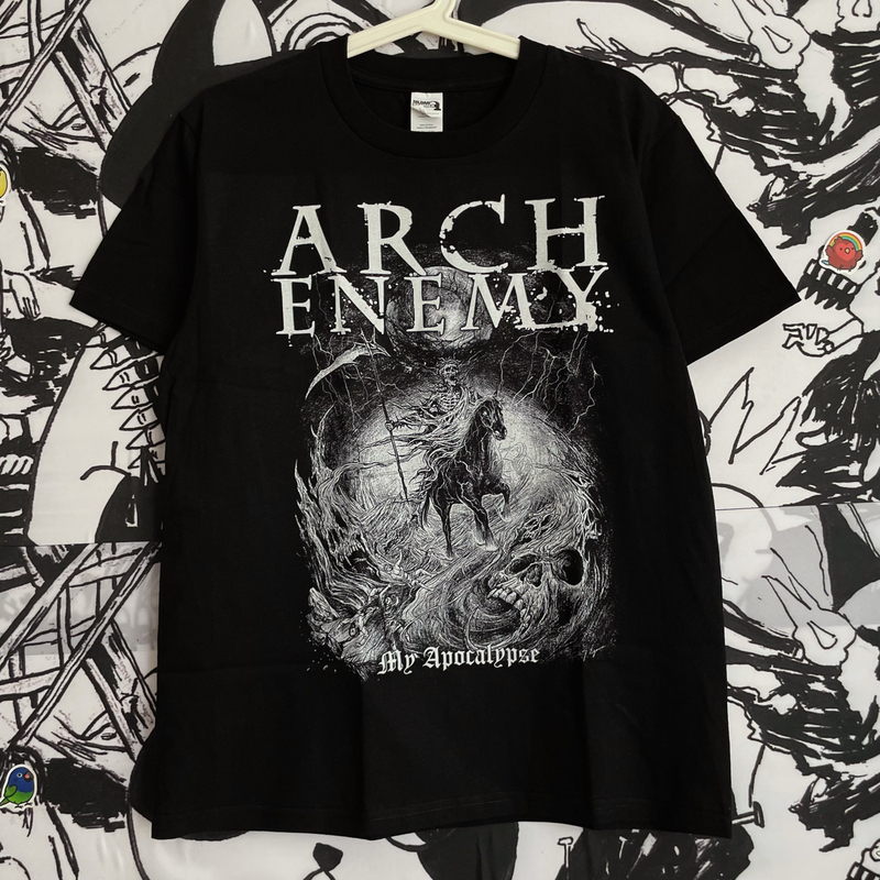 【Meow Special】Arch Enemy Band Merchandise Short-Sleeve T-Shirt Melodic Death Metal European and American Rock 010