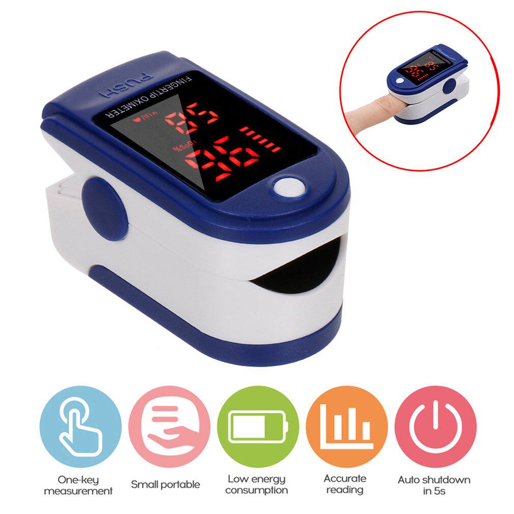 Digital Pulse oximeter OLED Display Monitors PR PI oximeter