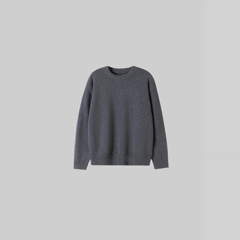 Cat and Mouse Row Style Soft and Skin-Friendly Merino Wool Blend Versatile Commuting Warm Lazy Sweater