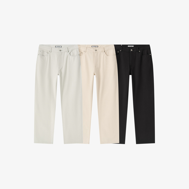 Cat and Mouse 26Ss Lyocell Linen Jeans Men's Casual Pants Straight Leg Trousers Long Pants for Men Cat and Mouse 26Ss Lyocell Linen Jeans Men's Casual Pants Straight Leg Trousers Long Pants for Men