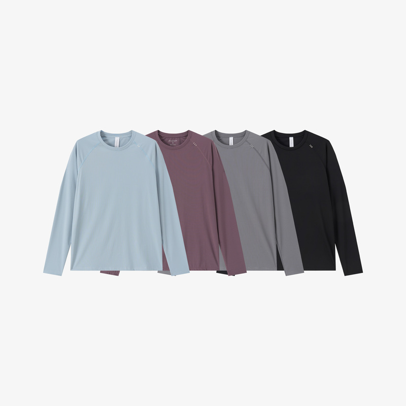 Cat and Mouse 26Aw Sports Series Four-Needle Six-Thread Elastic Quick-Drying Long-Sleeved Fitness Sports Men's Top