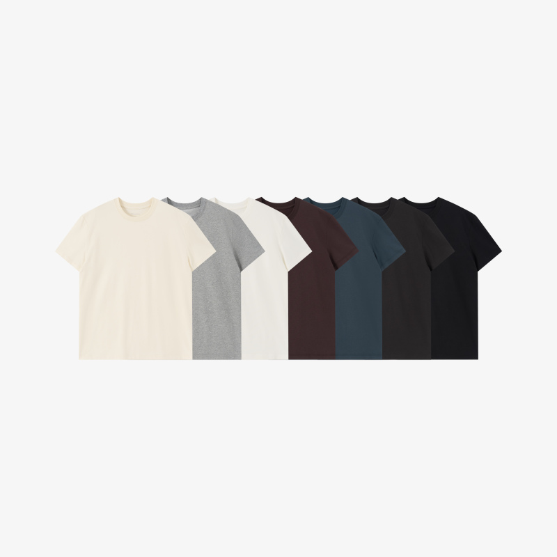 Cat and Mouse 26Ss Coolmax Lyocell Regular Shoulder Puff Sleeve Fitted/Boxy Short Wide Fitness Sports T-Shirt for Men Cat and Mouse 26Ss Coolmax Lyocell Regular Shoulder Puff Sleeve Fitted/Boxy Short Wide Fitness Sports T-Shirt for Men