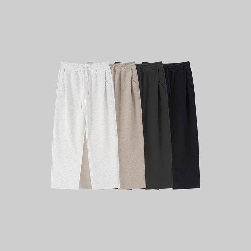 Cat and Mouse 25Aw Dove Silky Pleated Casual Loose Drape Sweatpants (Comfortable, Anti-Bulge) Cat and Mouse 25Aw Dove Silky Pleated Casual Loose Drape Sweatpants (Comfortable, Anti-Bulge)