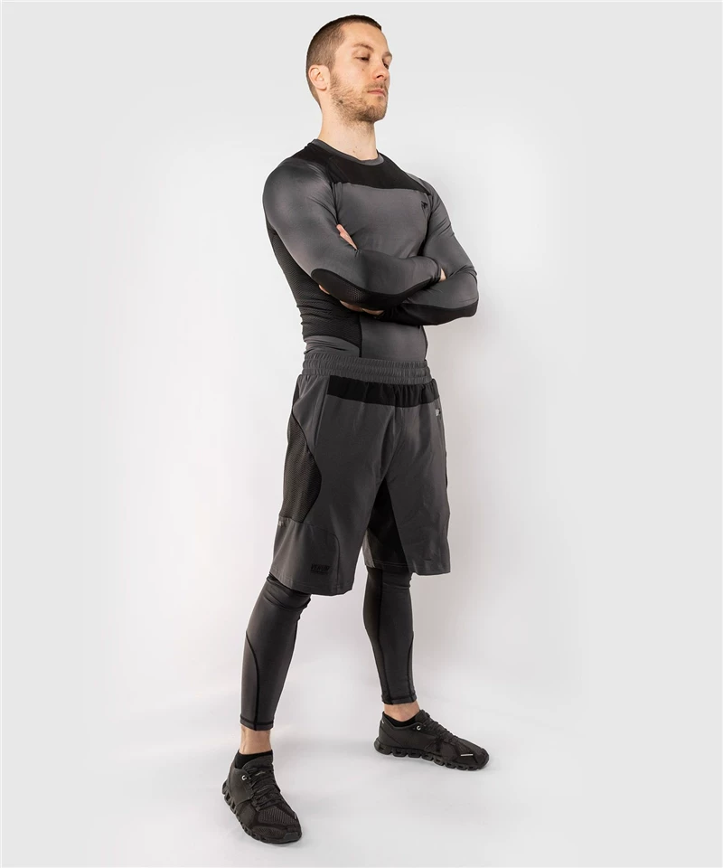 Рашгард Venum G-Fit спортивная компрессийная футболка с длинным рукавом, плотная защита от натирания