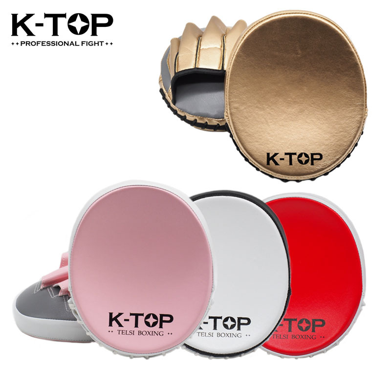 K-Top Genuine Elevate Focus Mitts Pro Boxing Muay Thai Portable Punching Target Hand Target