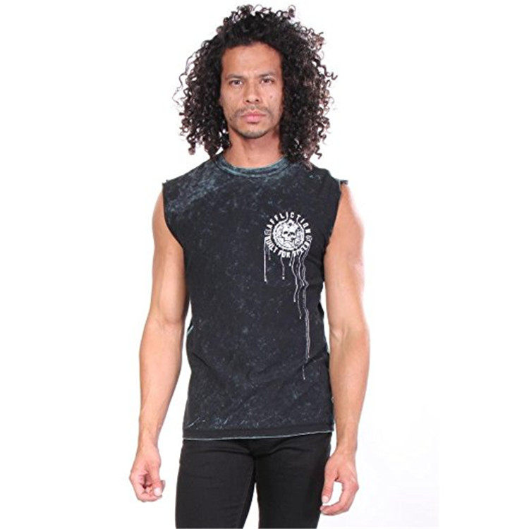 Affiction Tarnished Divio Reversible Muscle Double sided pure cotton vest CAT