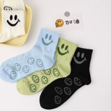 Ник носки, полные смайлика, короткие женские носки весной и летом, маленькие свежие и дикие носки для трендов корейские стандартные носки Tide