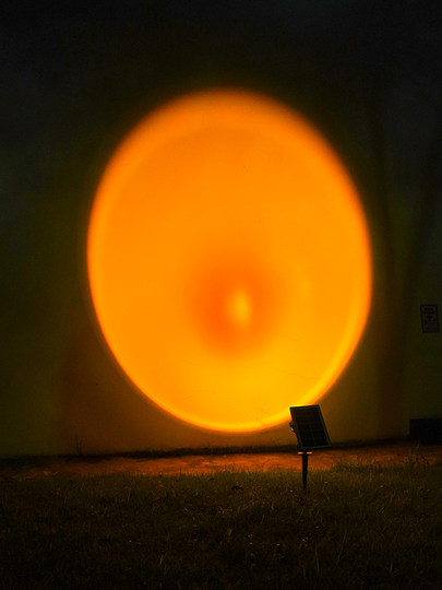 Solar Spotlight Outdoor Wall Light Sunset Projection Light Trendy Sunset Light Garden Decorative Atmosphere Light