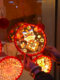 Home decoration neon light 3D ball shape light led night light luminous blessing character Chinese New Year Spring Festival decorative light New Year