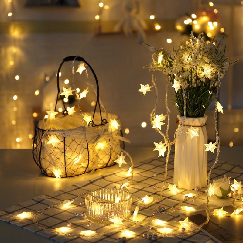Star Lights Lights Net red decoration small pieces room transformation ins night lights flashing lights string lights Full of Sky star lights