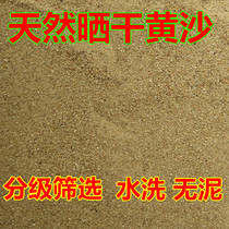 Graded selection of yellow sand natural river sand succulent with soil sand fish tank bottom sand turtle hibernating yellow sand in bulk