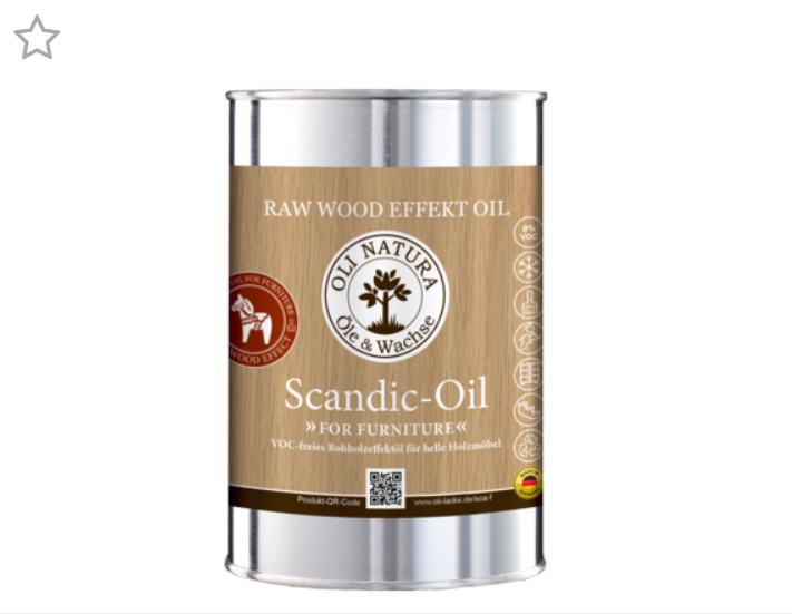 Wood wax oil imported from Germany OLI-NATURA Scandic Oil Oli Lake waterproof wood oil