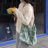 [Официальная прямая операция] Южная Корея Эмис Плековая сумка и леопардовая сумка для покупок песня Huiqiao Bai Lily