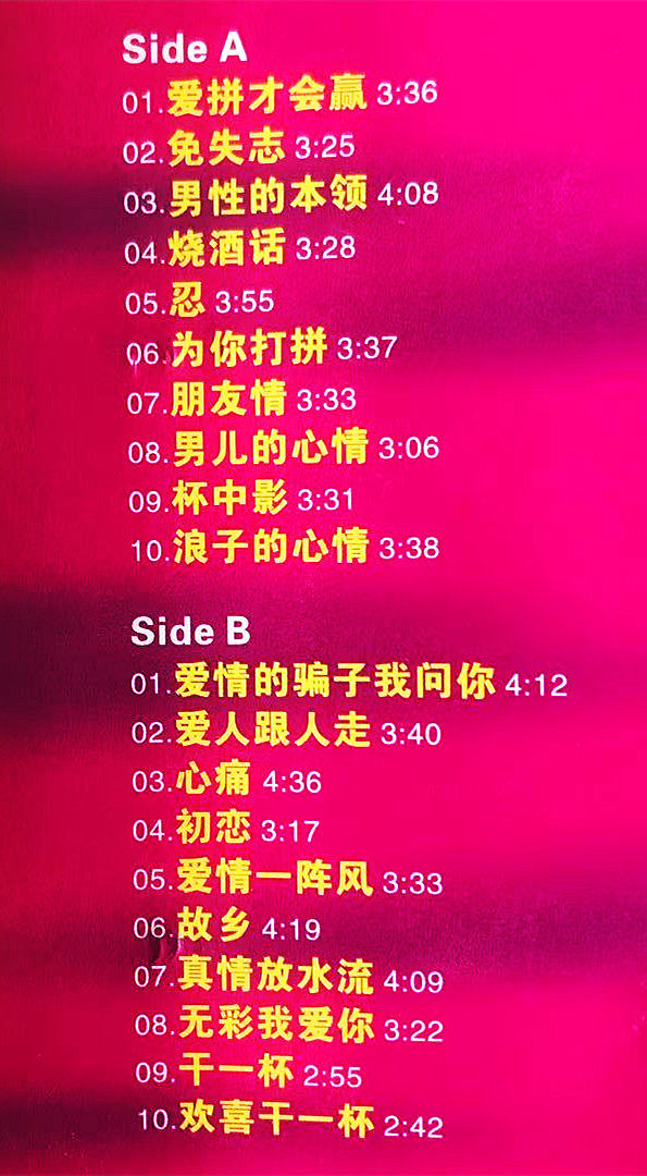 12 Great Beauties Classic Good Song Recorder Tape Cassette