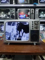 Old black and white TV 14-17 inches modified color TV advertising machine retro style U disk playback memory card playback