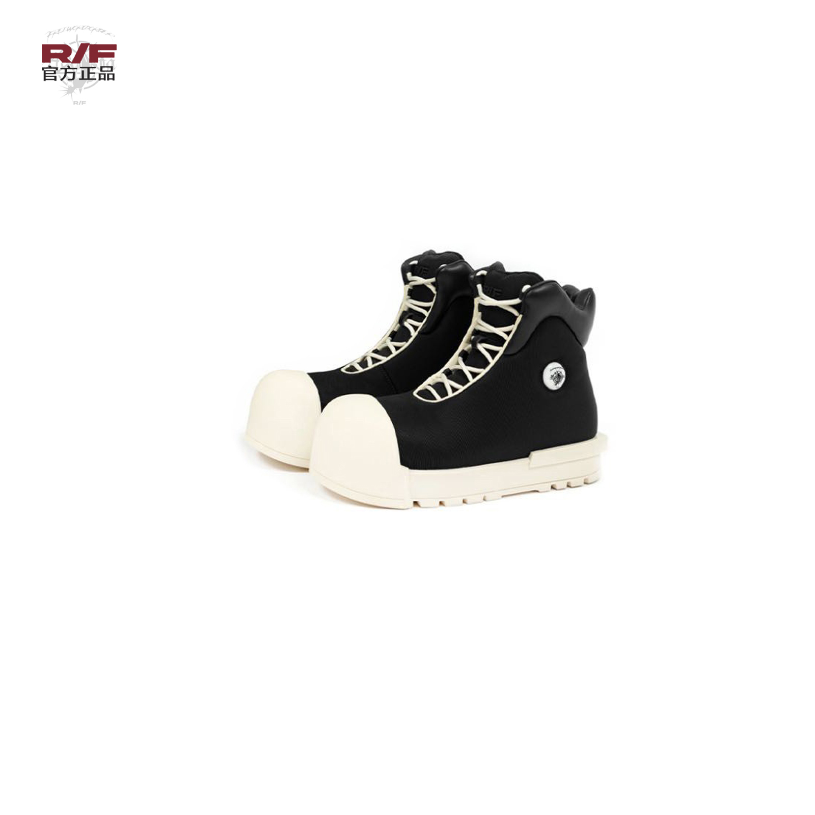 WHITE THICK SOLED HIGH TOP BOOTS – FVVO®