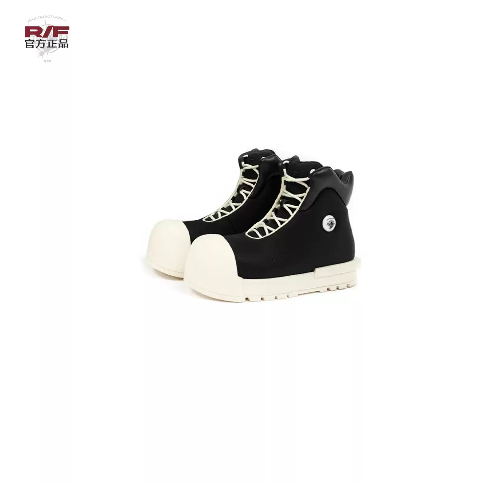 R/F & MAOZYWORLD 聯名低邦厚底靴THICK SOLED LOW BOOTS-淘寶Taobao 
