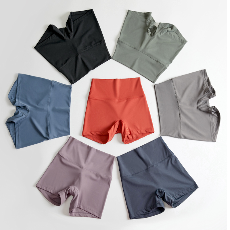 New Peach Butt-Lifting Sports Shorts for Women, High-Waisted, Tight-Fitting, Quick-Drying Cycling Yoga Pants, Base Layer Running Fitness Hot Pants