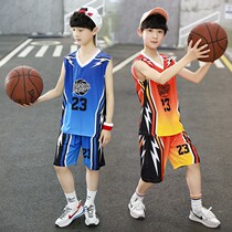 Children's Basketball Suit Summer Dress Pupil Training Jersey Summer Boys Big Children and Baby Sports Two-Piece Set