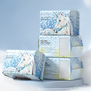 嫚熙独角兽绵柔巾80抽4包