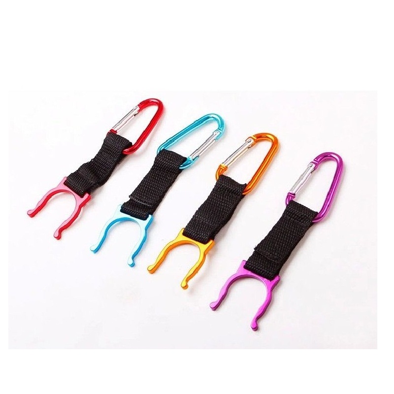 Outdoor color aluminum alloy mineral water bottle button mountaineering knapsack button No.6 quick hanging key ring