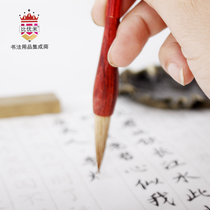 Biyumi Wolf brush adult regular script Ou Kai large and small Kai brush set wolf howling calligraphy writing brush beginner special brush set