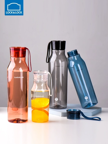 Лексиэле Следуйте за пластиковой спортивной водяной чашкой Tritan Portable Transparent Water Cup Cup Cup Food -Крумите высокая температурная устойчивость