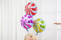 18 inch round lollipop aluminum balloon birthday party candy balloon wedding balloon