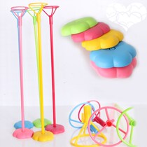 Aluminum film balloon toy balloon table floating small base table layout children cartoon aluminum film balloon special pole