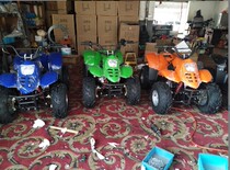 Small dinosaur four-wheel ATV motorcycle continuously variable four-stroke electric start engine adult gasoline car