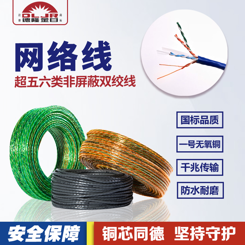 Dellon Golden Day Super 6 Type of Home Network Route one thousand trillion Network Route High Speed Broadband Line Indoor Outdoor Network Route lengthened