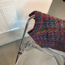 Special cabinet level ~ EENK2021fw8 varieties of colors hybrid style retro style oil painting sentry vest small waistcoat