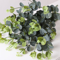 Simulation Money Leaf Yougali Emulation Plant Wall Accessories Plastic Fake Flowers Bronze Money Grass Large Leaf Green Plant Interior Decoration