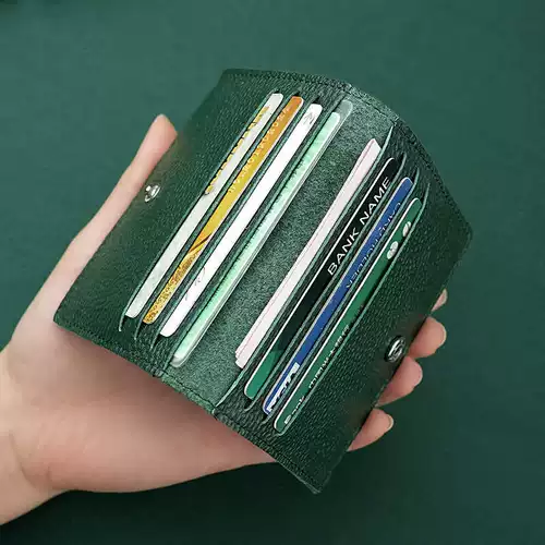 Картхолдер, ультратонкая тонкая сумка через плечо, антимагнитные маленькие изысканные мужские карточки, из натуральной кожи