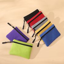 Canvas Zero Money Bag bag Jane about Mini Zipped Bag for men and women Students Buyi Coins Coin Containing Bag Small Cloth Bag