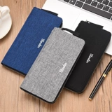 Длинный тканевый бумажник, маленькая сумка клатч с молнией, сумка с петлей на руку, в корейском стиле