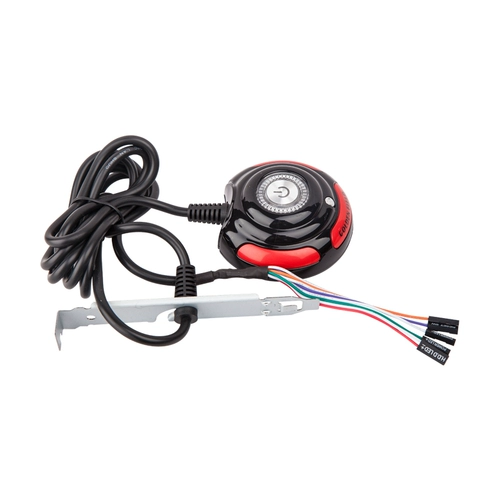 Переключатель настольного компьютера JinheTian Computer 0837/V6 Интернет -кафе TableTopcoat Открытие и отключение перезагрузки USB